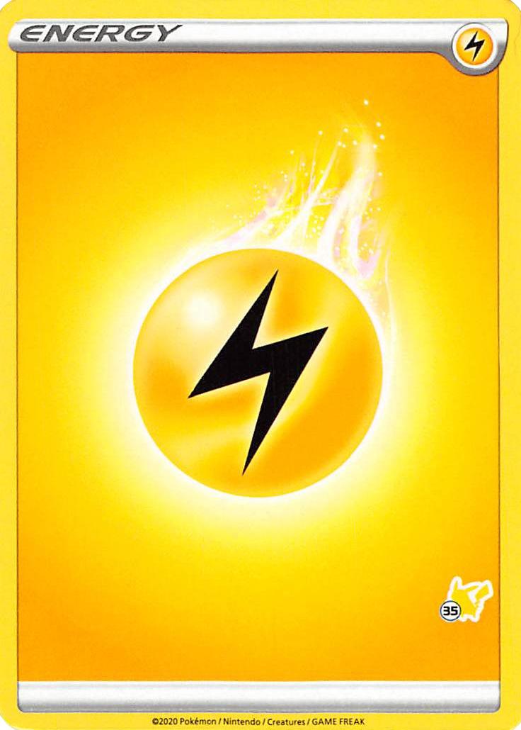 Lightning Energy (Pikachu Stamp #35) [Battle Academy 2022] - Deck Out Gaming