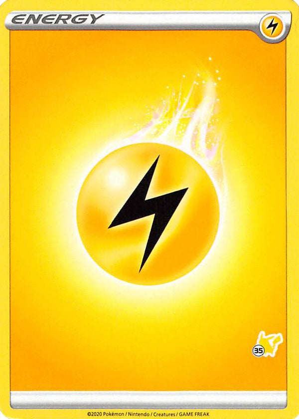 Lightning Energy (Pikachu Stamp #35) [Battle Academy 2022] - Deck Out Gaming