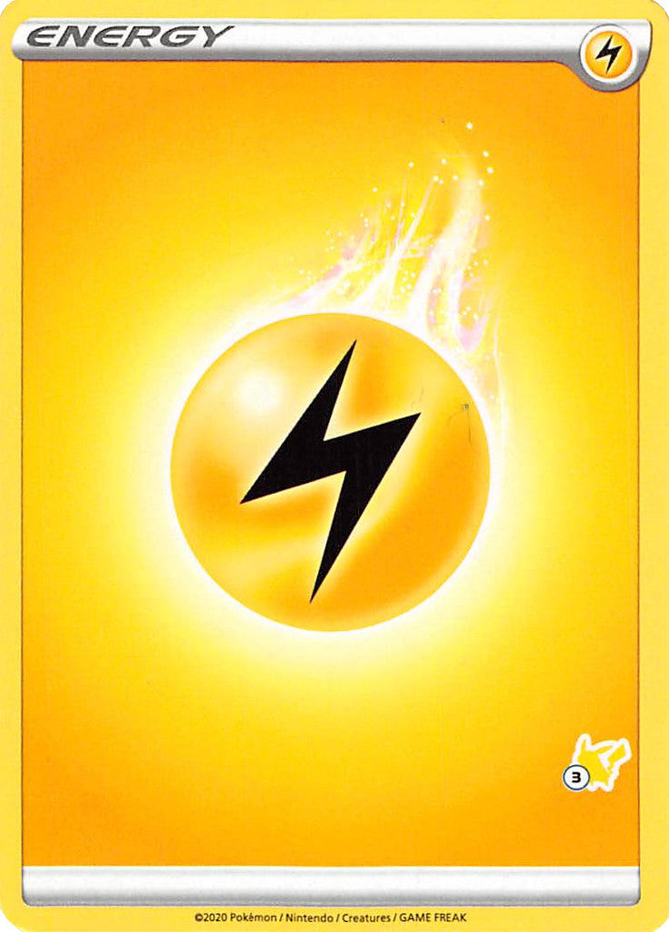 Lightning Energy (Pikachu Stamp #3) [Battle Academy 2022] - Deck Out Gaming