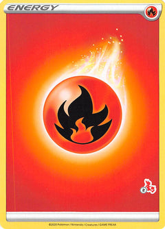 Fire Energy (Cinderace Stamp #2) [Battle Academy 2022] - Deck Out Gaming