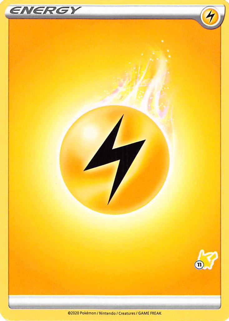 Lightning Energy (Pikachu Stamp #11) [Battle Academy 2022] - Deck Out Gaming