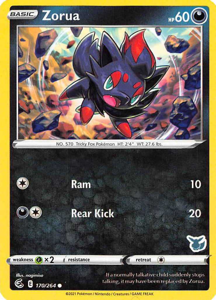 Zorua (170/264) (Eevee Deck) [Battle Academy 2022] - Deck Out Gaming