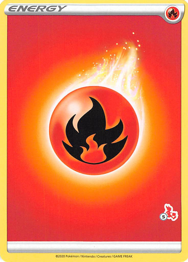 Fire Energy (Cinderace Stamp #5) [Battle Academy 2022] - Deck Out Gaming