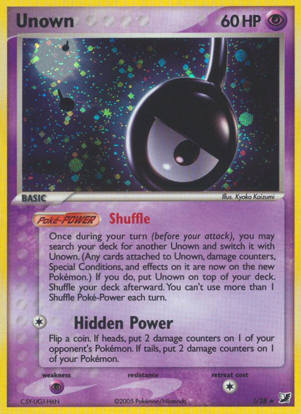 Unown (!) [EX: Unseen Forces] - Deck Out Gaming