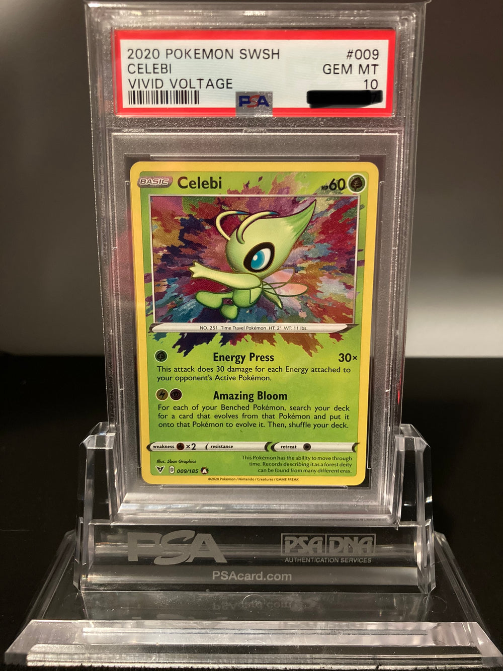 Celebi - Vivid Voltage - 9 - PSA 10 - Deck Out Gaming