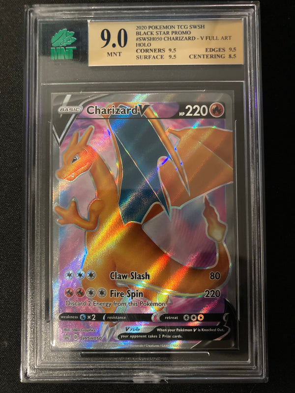 Charizard V - SWSH Promos - SWSH050 - MNT 9.0 (9.5/9.5/9.5/8.5) - Deck Out Gaming