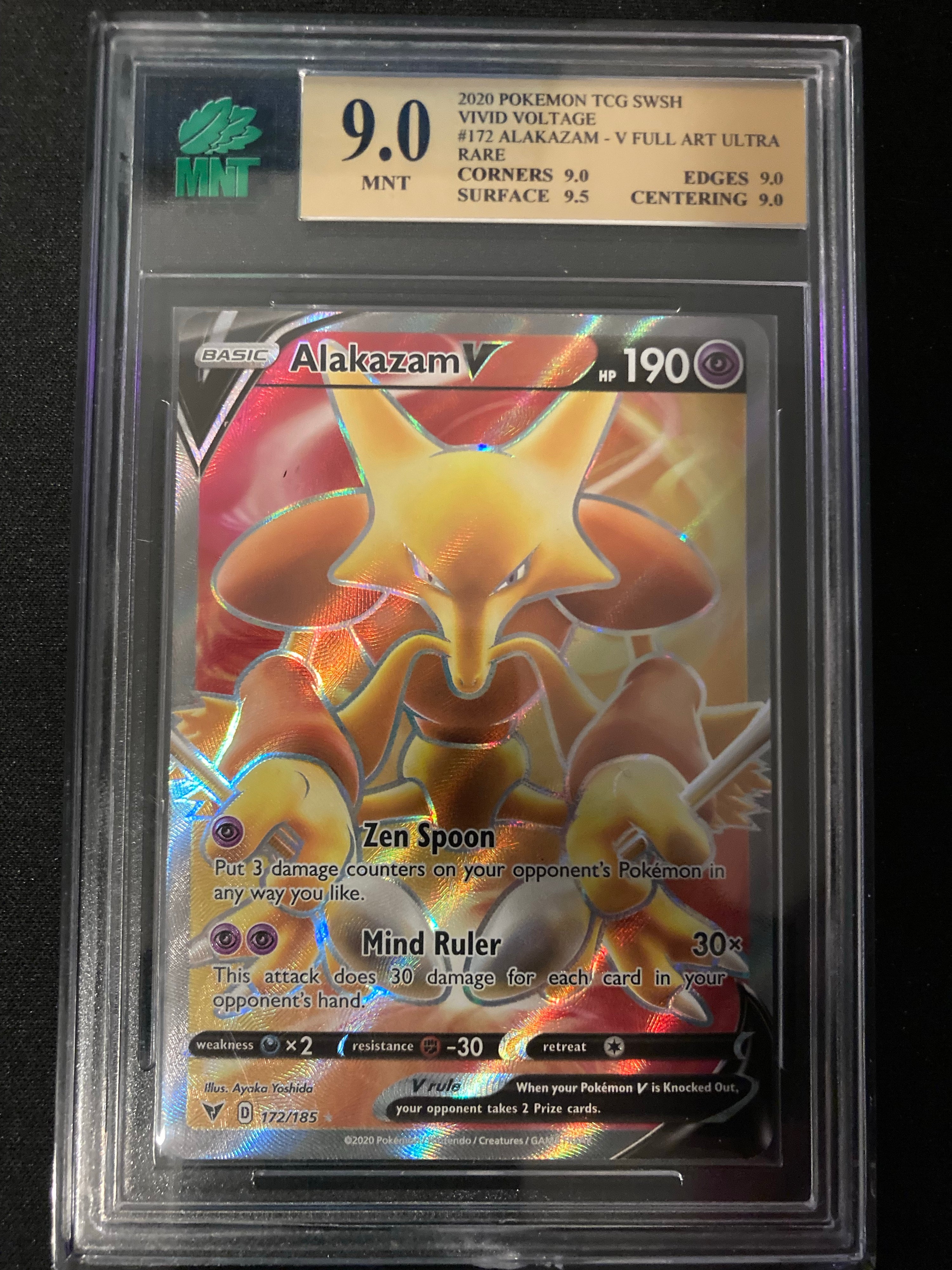 Alakazam V - Vivid Voltage - 172 - MNT 9.0 (9.0/9.5/9.0/9.0) - Deck Out Gaming