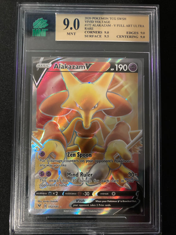 Alakazam V - Vivid Voltage - 172 - MNT 9.0 (9.0/9.5/9.0/9.0) - Deck Out Gaming