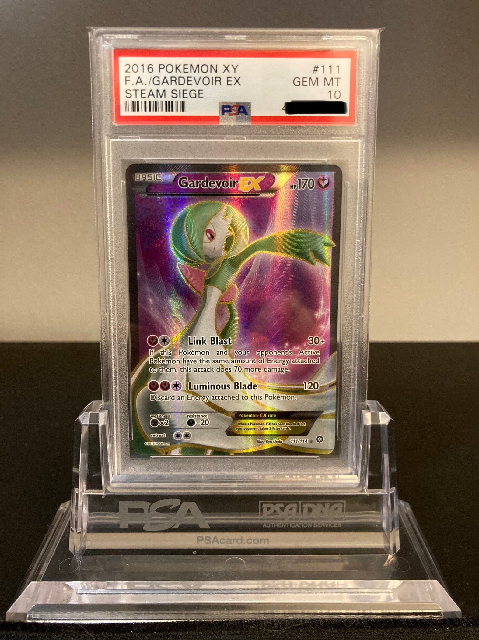 Gardevoir EX - Steam Siege - 111 - PSA 10 - Deck Out Gaming