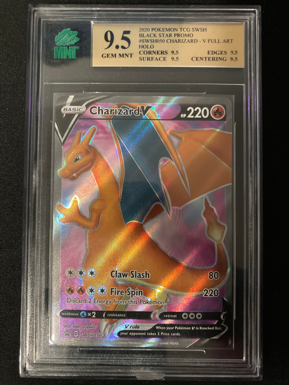 Charizard V - SWSH Promos - SWSH050 - MNT 9.5 (9.5/9.5/9.5/9.5) - Deck Out Gaming