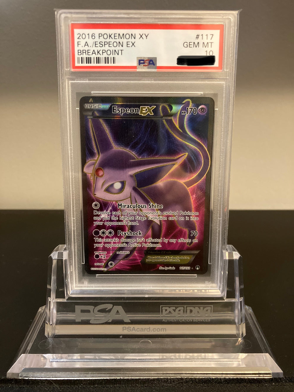 Espeon EX - Breakpoint - 117 - PSA 10 - Deck Out Gaming