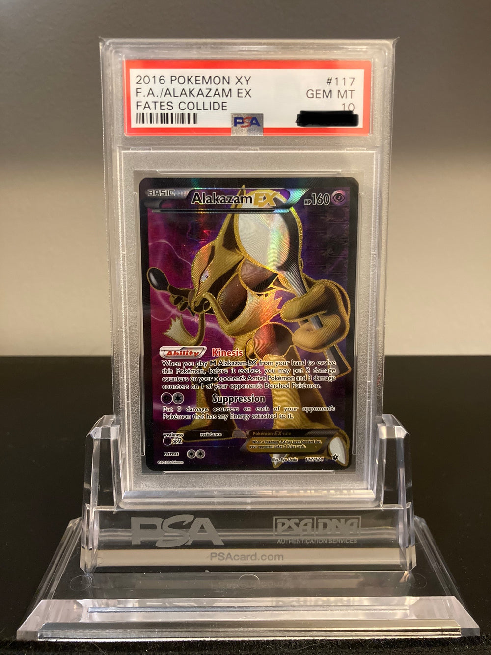 Alakazam EX - Fates Collide - 117 - PSA 10 - Deck Out Gaming