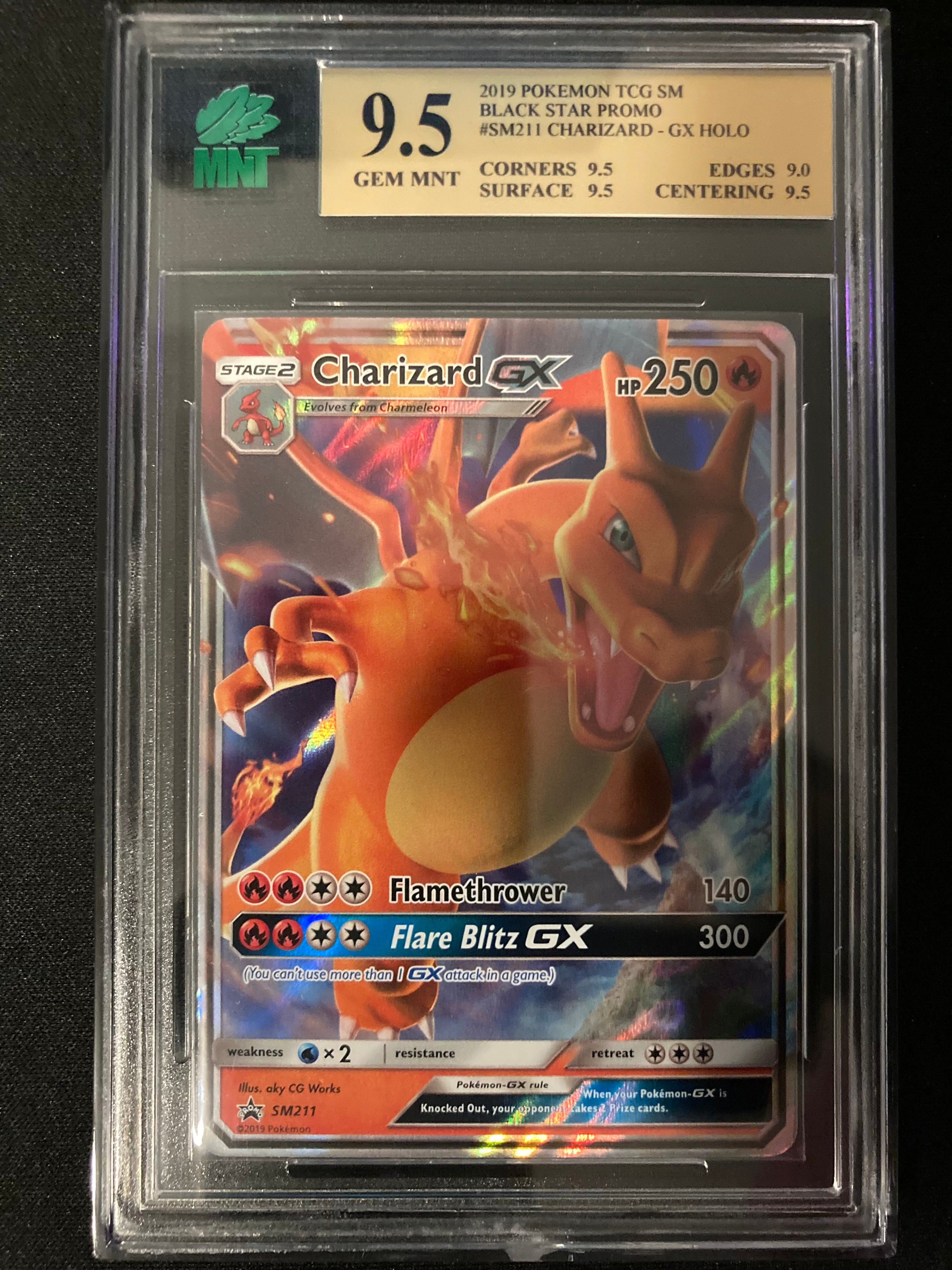 Charizard GX - SM Promos - SM211 - MNT 9.5 (9.5/9.5/9.0/9.5) - Deck Out Gaming