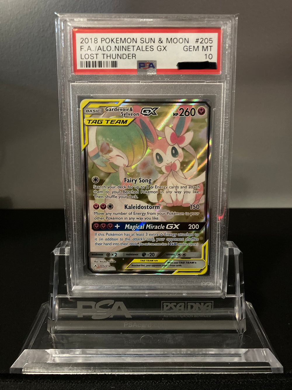 Gardevoir & Sylveon GX - Unbroken Bonds - 205 - PSA 10 (Mislabel) - Deck Out Gaming