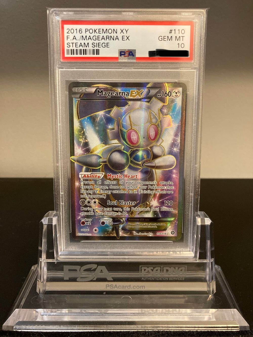 Magearna EX - Steam Siege - 110 - PSA 10 - Deck Out Gaming