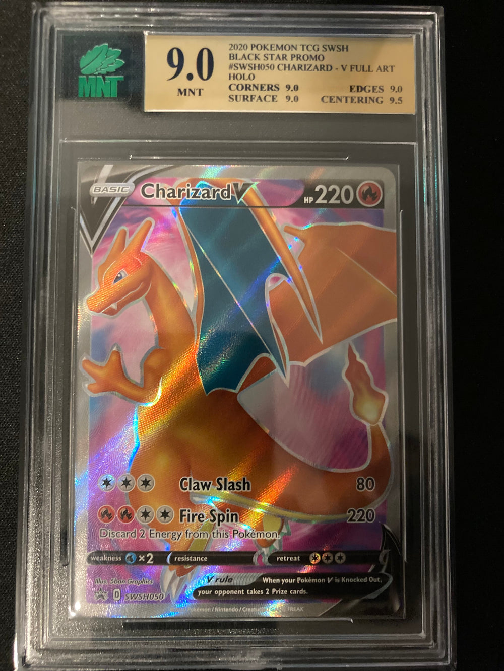 Charizard V - SWSH Promos - SWSH050 - MNT 9.0 (9.0/9.0/9.0/9.5) - Deck Out Gaming