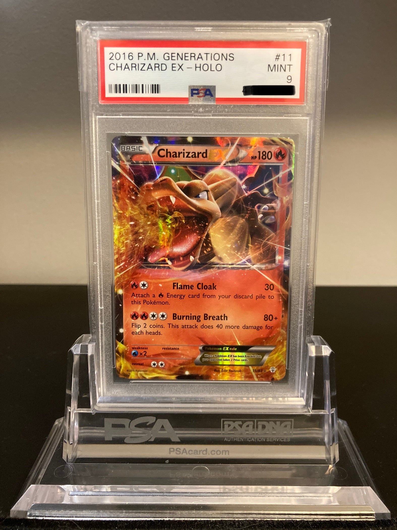 Charizard EX - Generations - 11 - PSA 9 - Deck Out Gaming