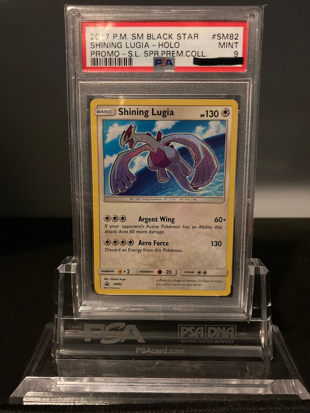 Shining Lugia - SM Promos - SM82 - PSA 9 - Deck Out Gaming