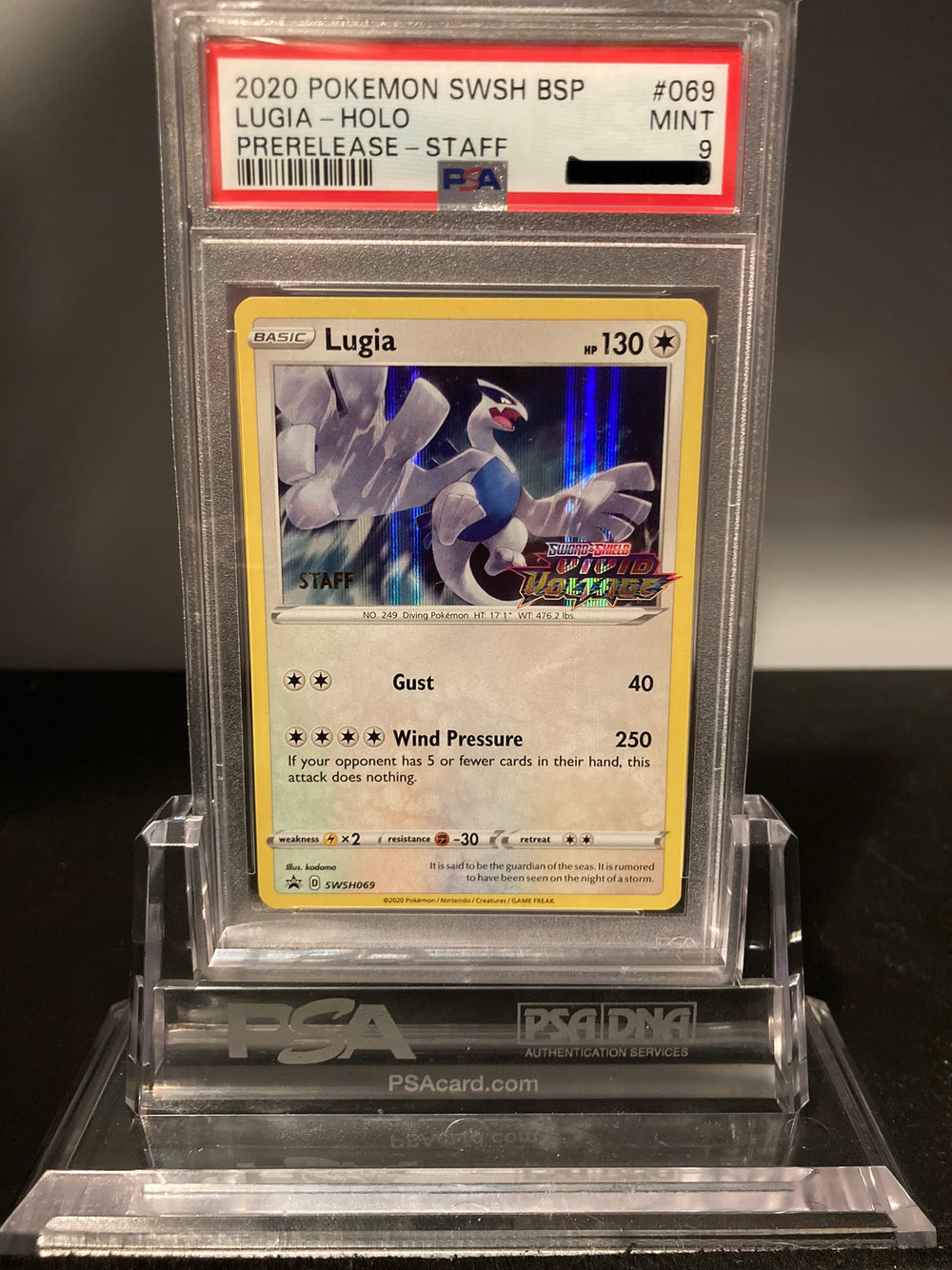 Lugia - SWSH Promos - SWSH069 Staff - PSA 9 - Deck Out Gaming