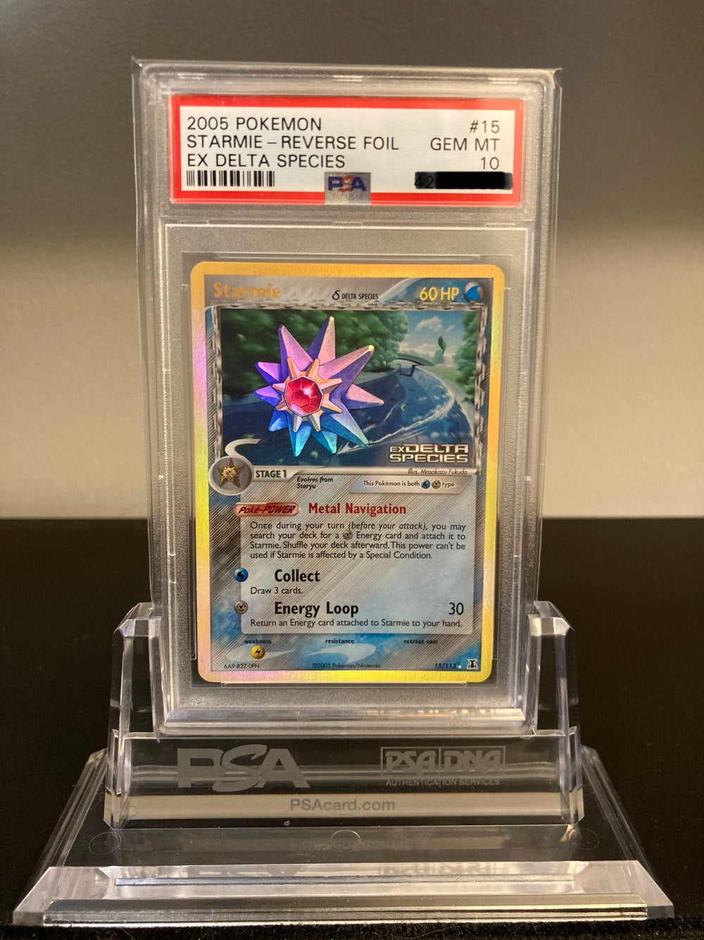 Starmie Reverse - Ex Delta Species - 15 - PSA 10 - Deck Out Gaming