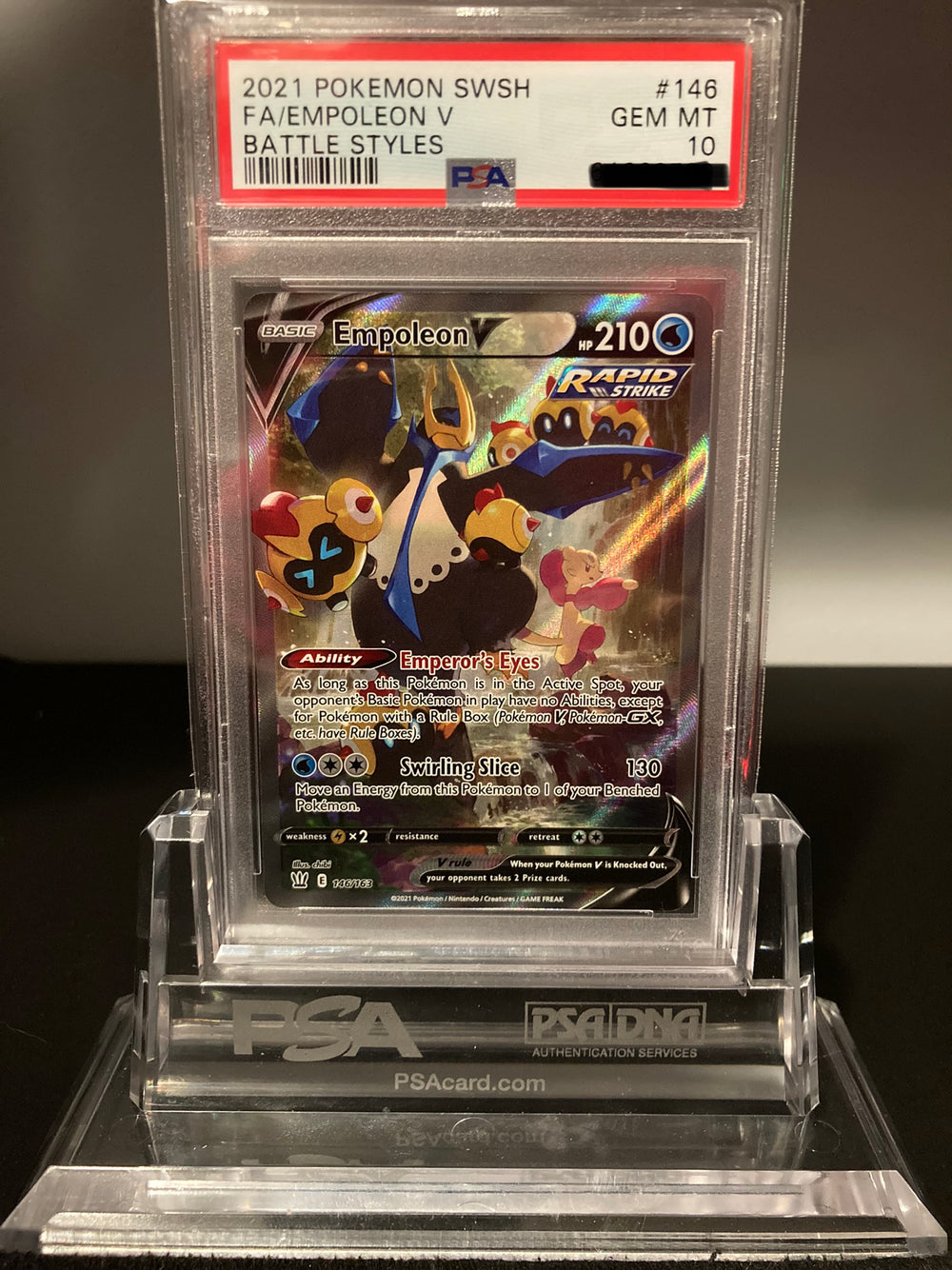 Empoleon V - Battle Styles - 146 - PSA 10 - Deck Out Gaming