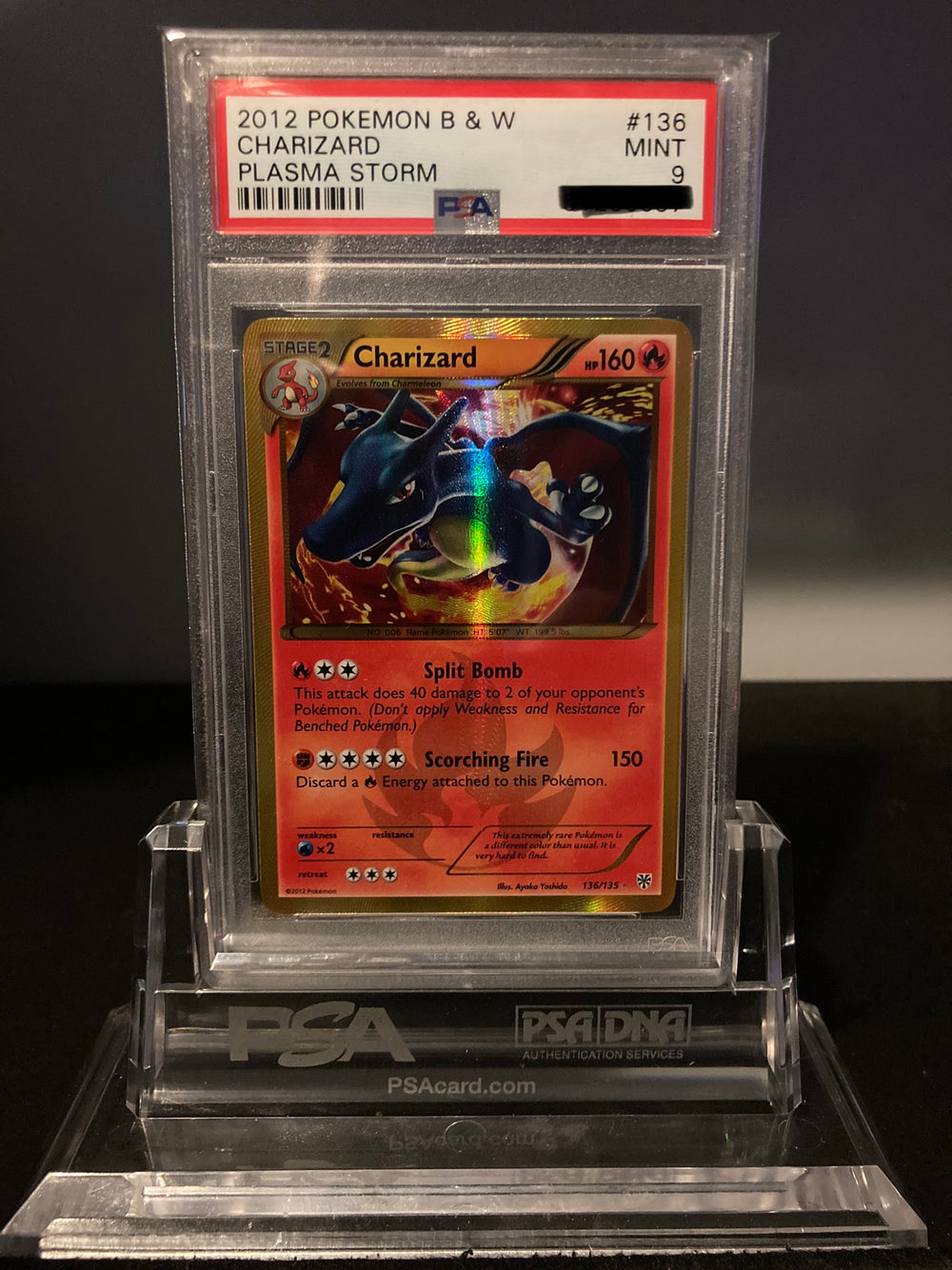 Charizard - Plasma Storm - 136 - PSA 9 - Deck Out Gaming