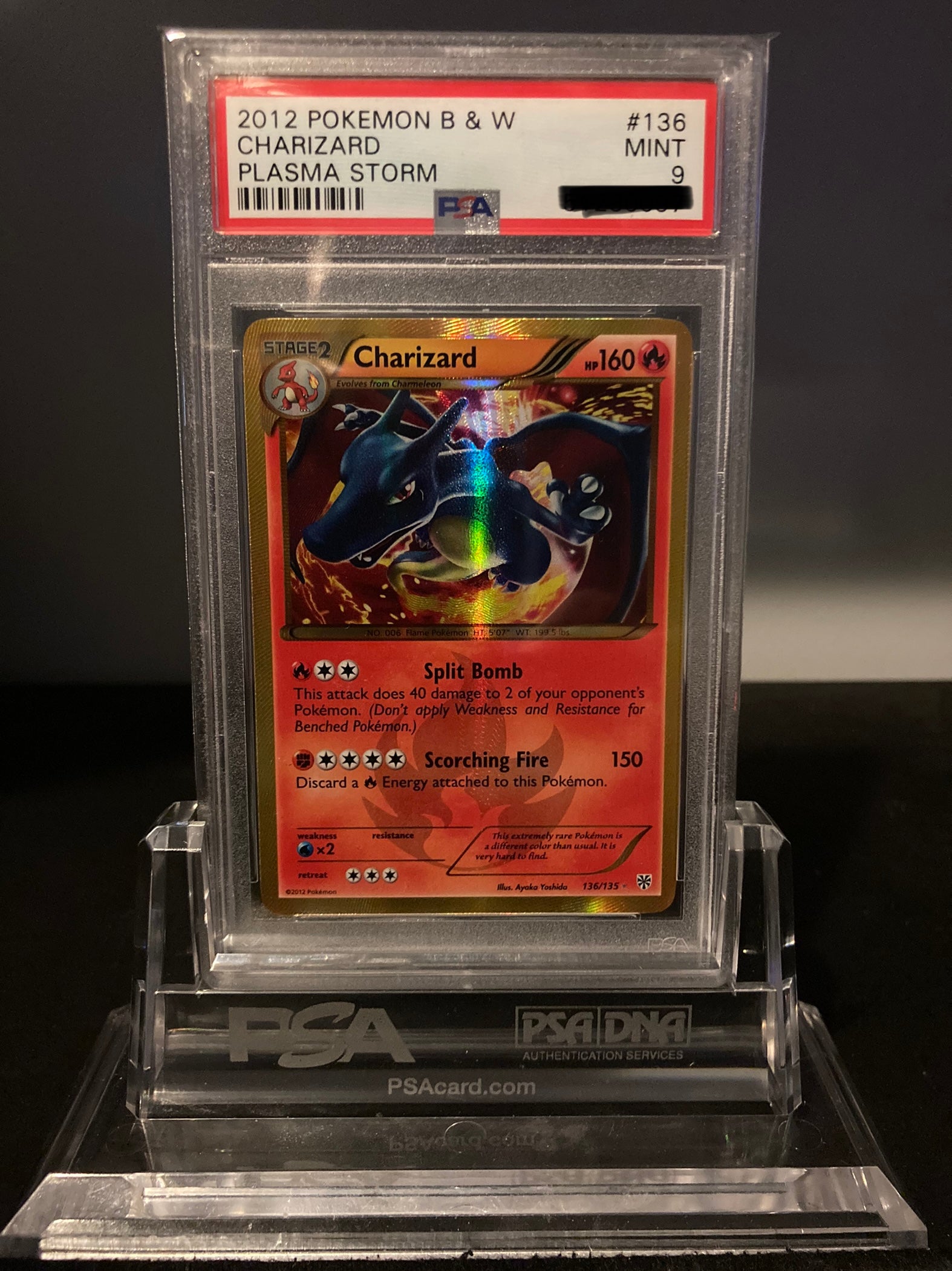 Charizard - Plasma Storm - 136 - PSA 9 - Deck Out Gaming