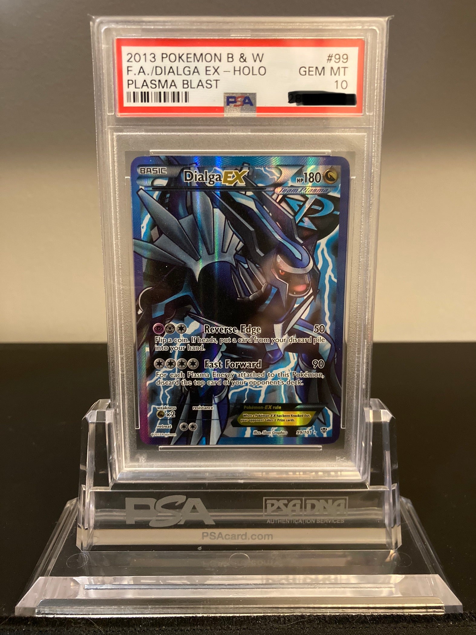 Dialga EX - Plasma Blast - 99 - PSA 10 - Deck Out Gaming