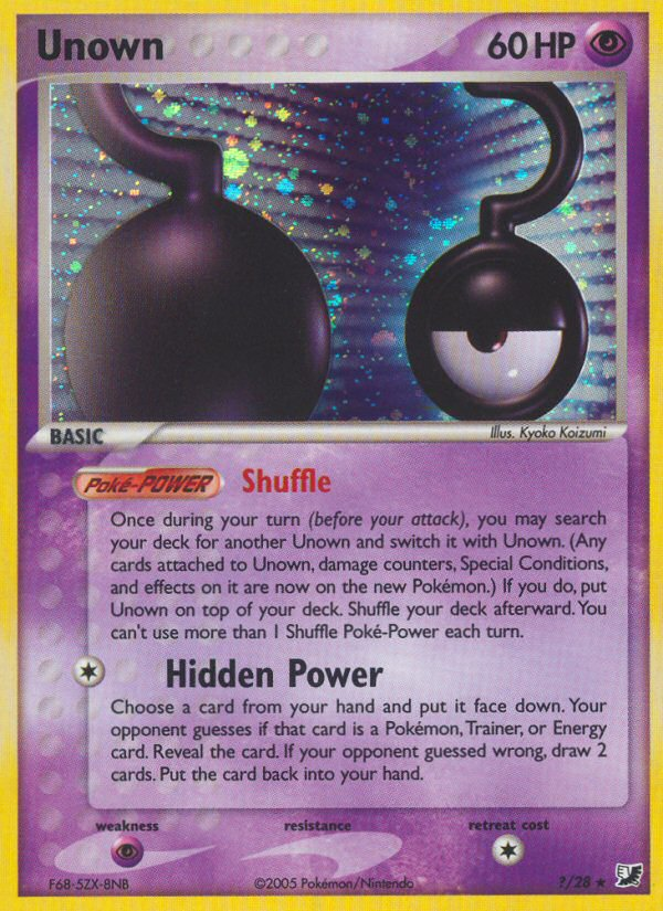 Unown (?) [EX: Unseen Forces] - Deck Out Gaming