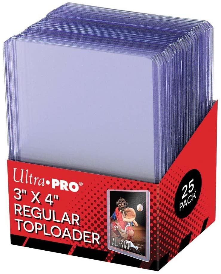 Ultra Pro Regular Toploaders - 3"x4" - 25 Count - Deck Out Gaming